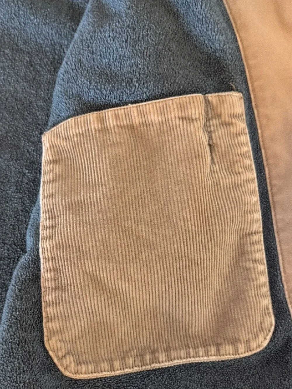Early 2000s Old Navy Brown Men's Military Field Jacket with Zip Chest Pocket